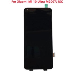 Original 6.67″ AMOLED Screen For Xiaomi Mi 10 Ultra M2007J1SC LCD Display + Touch Screen Digitizer Assembly Replacement
