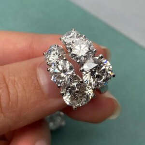 RUIF 2025 Hot Sale New Classic Style14K Total 9ct  Round Shape Earrings With IGI Certificate Lab Diamond Girlfriend Gift