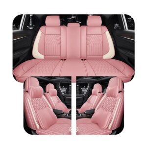 Xiangta Comfortable Leather Dog Car Seat Cover Cooling Massage Heating Ventilation Relax Neck Pillow Back Seat Headrest