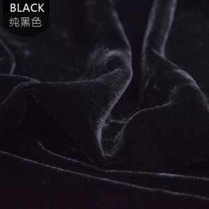 140cm wide imported thick 100% silk velvet fabric garment