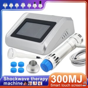 Shockwave Therapy Machine Ultrasound Effective Pain Relief Massage ED Treatment New 300MJ Professional Shock Wave Body