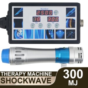 New 300MJ Shockwave Therapy Machine Effective For ED Treatment Pain Relieve Shock Wave Phyaiotherapy Body Relaxation Massager