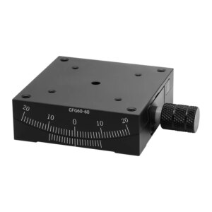 X-axis Angle Tilt Slide XY-axis Manual Curvature Platform Fine Adjustment Goniometer GFG60/40/GFX60