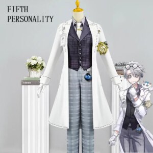 Identity V Gatto Cosplay Aesop Carl Embalmer Men’s Costume Beautiful Suit Uniform Role Play Outfit for Halloween Party Costume