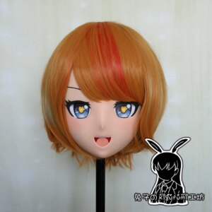 (RB6519)Quality Handmade Female Resin Cosplay Japanese Role Anime Kigurumi Crossdress Doll Transgender Mask