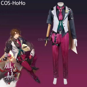 COS-HoHo Honkai: Star Rail Gallagher Game Suit Handsome Uniform Cosplay Costume Halloween Carnival Party Role Play Outfit