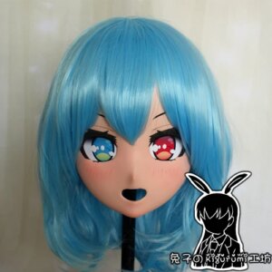 (RB665)Quality Handmade Female/Girl Resin Japanese Anime Cartoon Character Cosplay Tatara Kogasa Kigurumi Mask