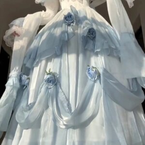 French Elegant Lolita Dress Classical beauty skirt Elements Gradient Color Lolita Princess Long Dress