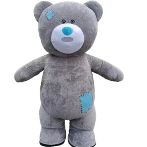 Inflatable Teddy Bear Mascot Costume for Advertising Christmas Halloween Adult Fursuit Funny Mascot Animal