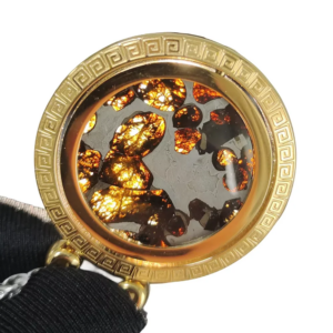 19.6g Brenham Olive Meteorite manual Pendant Olive Meteorite Natural Olive Meteorite Necklace Pendant Specimen Collection- TB245