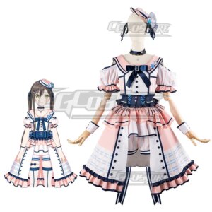 BanG Dream! Tae Hanazono Cosplay Costume Anime Dresses Christmas Halloween Free shipping CG1695WL