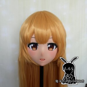 (RB6520)Quality Handmade Female Resin Cosplay Japanese Role Anime Kigurumi Crossdress Doll Transgender Mask