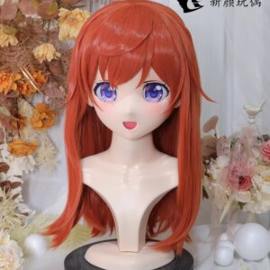 (NFD-25-19)Customize Full Head With Lock Crossdress Doll Female/Girl Japanese Anime Cartoon Character Kig Cosplay Kigurumi Mask