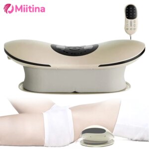 Curved Lumbar Spine Massager Pulse Intelligent Adjustable Back Vibration Electric Waist Massager Hot Compress Spine Health Care