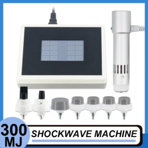 Portable Shockwave Therapy Machine ED Treatment Shock Wave Equipment 7 Heads Patellar Tendinitis Pain Relief Deep Body Massage
