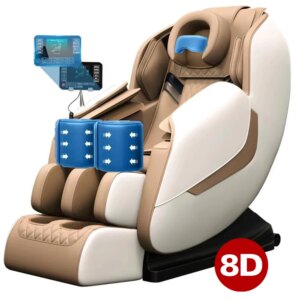 Hot Selling Shiatsu Luxury Beige 8D Full Body Recliner Massage Sofa zero Gravity High Quality electri Massage Chair 2024