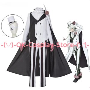 Nikolai Gogol Cosplay Costume Anime Cosplay Party Suit Coat Shirt Vest Pants Hat Halloween Uniform Custom Made