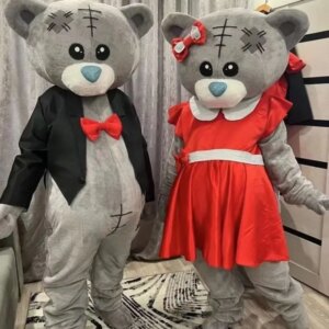 Bear Complete Cartoon Doll Costume Adult Walking Black Suit Magic Bear Event Performance