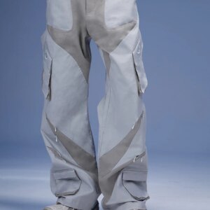 Avant-Garde Style Deconstructed Techwear wide-leg Pants Men’s Pants Flared women’s Fall