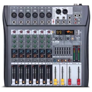 Mixer 8-way 12-way with equalization DSP effector with Bluetooth family meeting performance