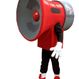Megaphone mascot costume custom fancy costume anime cosplay kit mascotte theme fancy dress carnival costume b0583