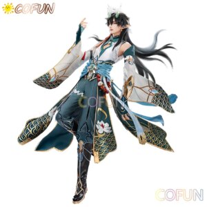 COFUN Dan Heng IL Cosplay Costume Game Honkai: Star Rail Cosplay Men Costume Dan Heng Imbibitor Lunae Cosplay Wig