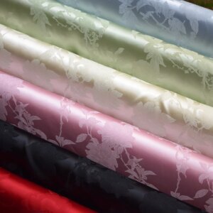 High Quality Jacquard Real Silk Satin Dress New Chinese Fabric Suit Dress Cloth