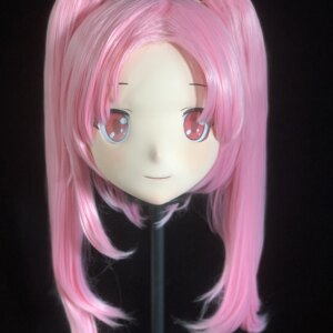 (AL41)Customize Character Female/Girl Resin Full/Half Head With Lock Anime Cosplay Japanese Animego Kigurumi Mask