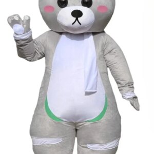 Bear Cartoon Mascot Cosplay Costume Bear Anime Character Walking Mascot Halloween Carnival Show