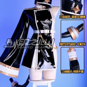 Gushing Over Magical Girls Araga Kiwi Leopard Armor Cosplay Costume Cos Game Anime Party Uniform Hallowen Play Role Clothes