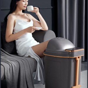Fumigation Calf Feet Spa Foot Bath Massager Electric Bucket Tropical Automatic Massage Massag Detox Machine Foldable Roller 65cm
