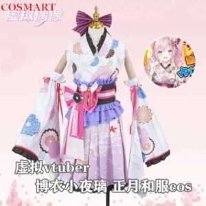Vtuber Hakui Koyori New Year S Kimono Bathrobe Women Cosplay Costume Cos Game Anime Party Uniform Hallowen Play Role Clothes