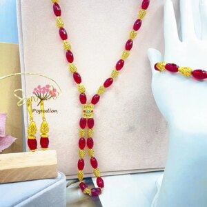 2024 New Dubai Jewelry 24K Gold Plated Shining Necklace Earrings Bracelet Fashion Three Piece Set YY10475