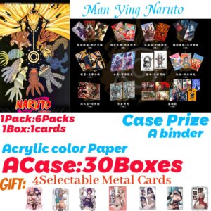 special offer Wholesale ManYing Cuture Naruto Boards Japanese Anime Konoha Bonds Hinata Sakura Sasuke Booster Box TCG Hobby Gift