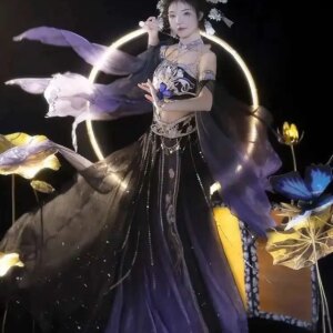 Feitian Hanfu, exotic style photo taking clothing, travel photography, Western Regions dance performance, clothing photography,