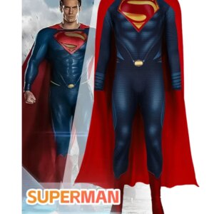 Adults The Man of Steel Cosplay Costume Zentai Suit Superhero Halloween Bodysuit Party Jumpsuit