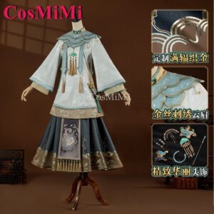 CosMiMi Game Identity V Antiquari/Qi Shiyi Cosplay Costume Shirasawa Skin Sweet Fashion Dress Carnival Party Role Play Clothing