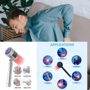 808nm Handheld Laser Therapy Device Wound Healing Ulcer Cystitis Arthritis Sciatica for Pain Relief
