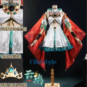 Honkai: Star rail Yunli game suit elegant lovely dress uniform cosplay costume Halloween party role play outfit Women