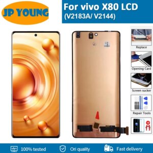6.78″ Original AMOLED For Vivo X80 LCD Display and Digitizer Panel Assembly Replacement For vivo x80 V2183A V2144 Touch Screen