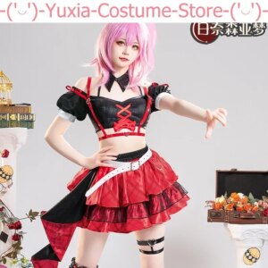 Shugo Chara Hinamori Amu Little Devil Hot Girl Outfit Lovely Cosplay Costume Halloween Party Role Play Suit Women