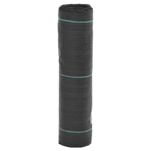 Weed Membrane Black Polypropylene PP 1.6 x 492.1 ft