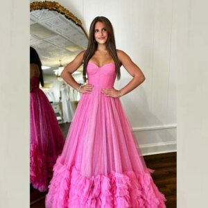 Customized High Quality Evening Jersey Draped Ruched Formal A-line Strapless Bespoke Occasion Gown Long Dresses