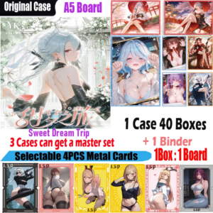 Newest A5 Goddess Card Sweet Dream Trip Hobby Colleciton Card Doujin CCG Waifu Board Anime Toys Card Gifts