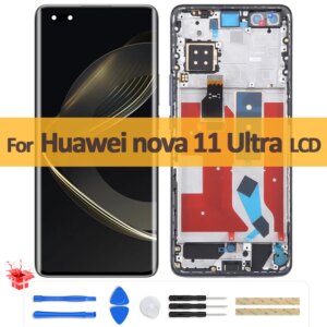 6.78″ Original OLED For Huawei nova 11 Ultra LCD Display GOA-AL80U Touch Screen Digitizer Assembly For Nova11 Ultra Screen
