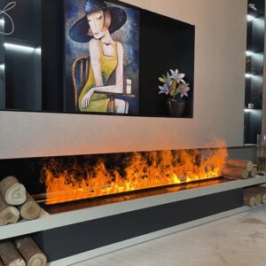 Commercial Automatic Water Supply Fireplace System IP65 Waterproof Pipe Connection Timed Mist Output for Hotel Lobby Mall