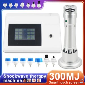 Portable Shockwave Therapy Machine ED Treatment And Relieve Muscle Pain 300MJ Shock Wave Physiotherapy Body Massager