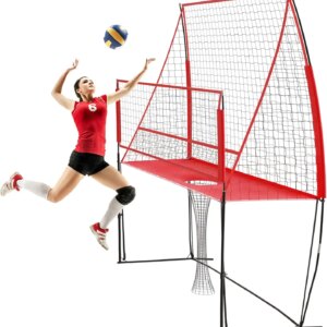 Volleyball Net for Beach and Portable Court Adjustable Portable Steel Stand Set for Volleyball Net Tennis Badminton Premium