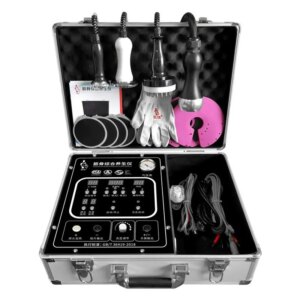 Electric Cupping and Gua Sha Therapy System 4 Mode Microcurrent Thermal Massager for Muscle Tension Release and Fitness Recovery