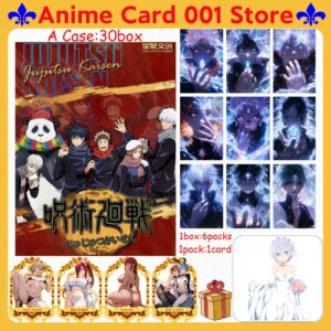 Newest Case Wholesale Jujutsu Kaisen Card Art board Color Paper Board Collection Card JJK Gojo Satoru Hobbies Gift card
